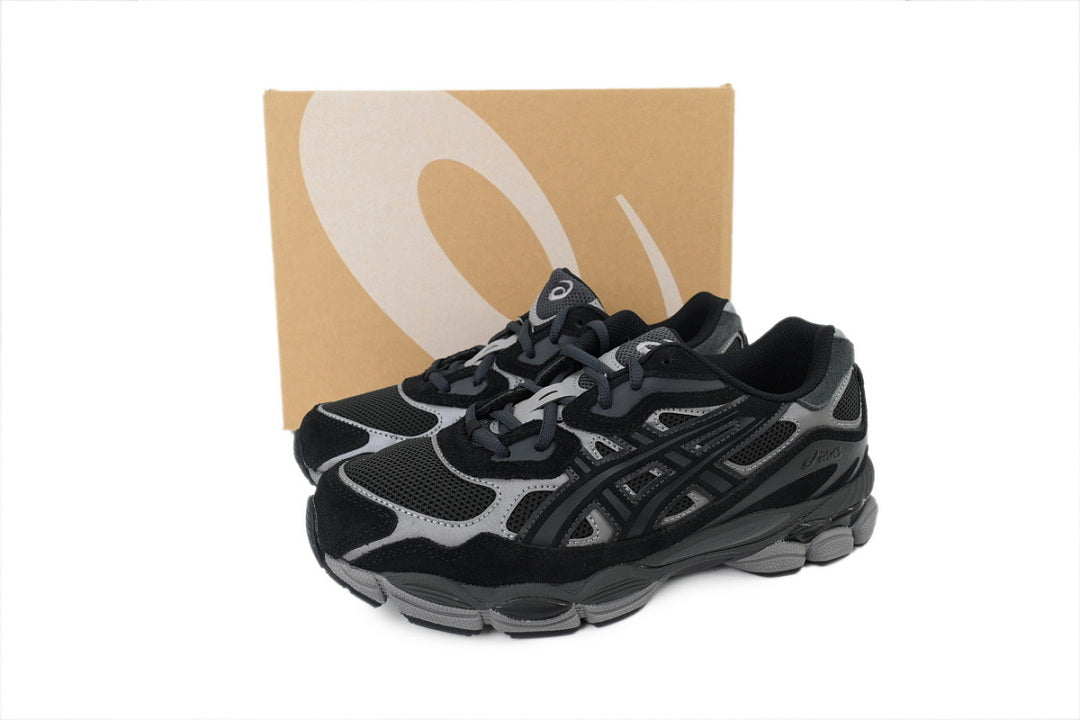 ASICS GEL-NYC Graphite Grey Black Women's Men's Retro Streetwear Sneakers | 1201A789-020