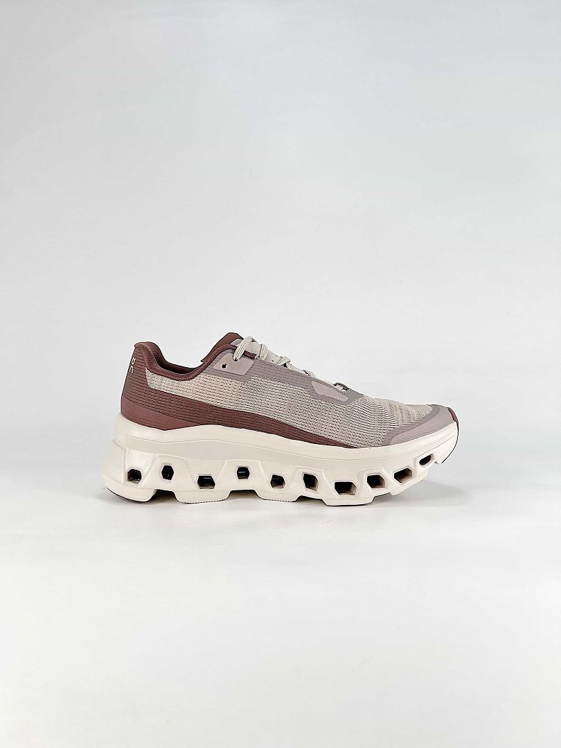 On Cloudmonster Void Taupe Brown Cream Lifestyle Sneakers 3WG10911344
