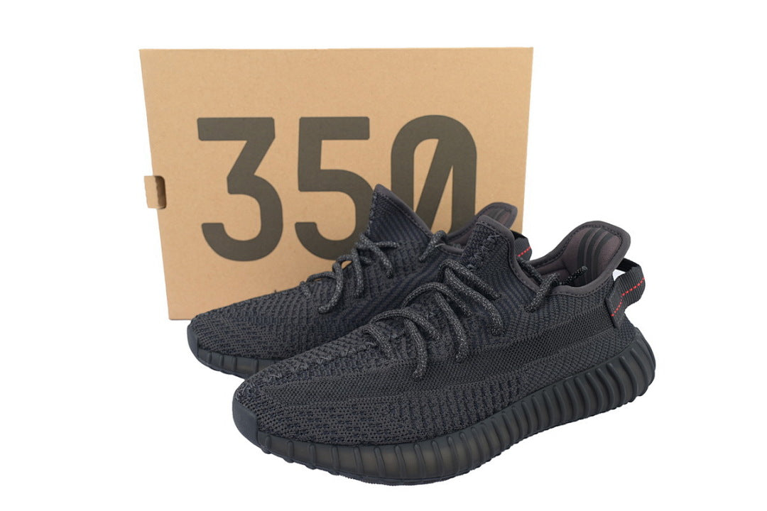 Adidas Yeezy Boost 350 V2 Black Sneakers FU9006