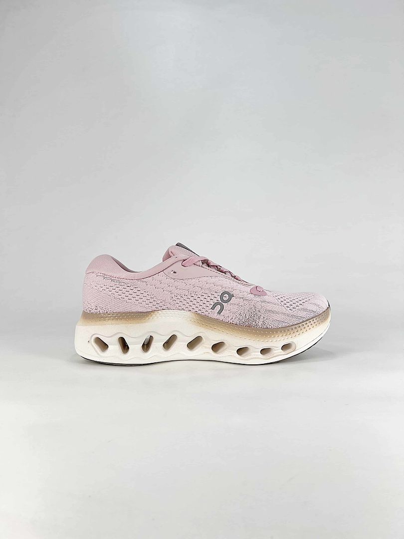 On Blush Pink Cream Low Top Lifestyle Sneakers