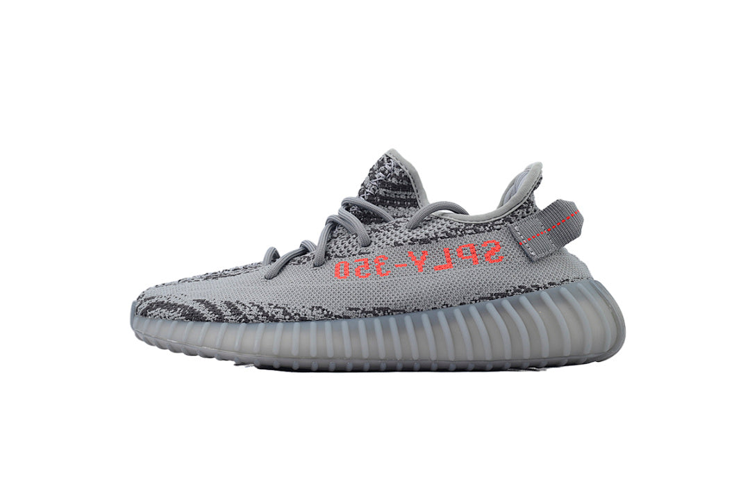 adidas Yeezy Boost 350 V2 Beluga 2 0 Grey Bold Orange AH2203 Sneakers Women Men