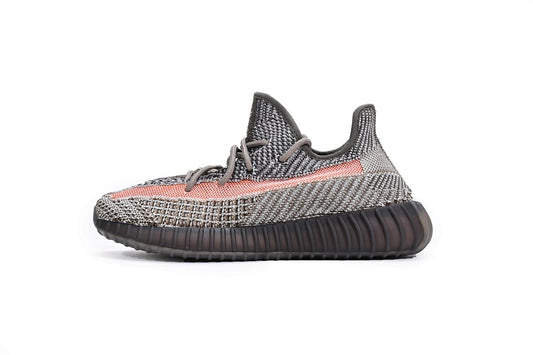 adidas Yeezy Boost 350 V2 Ash Stone GW0089 Women's Men's Grey Coral Streetwear Sneakers