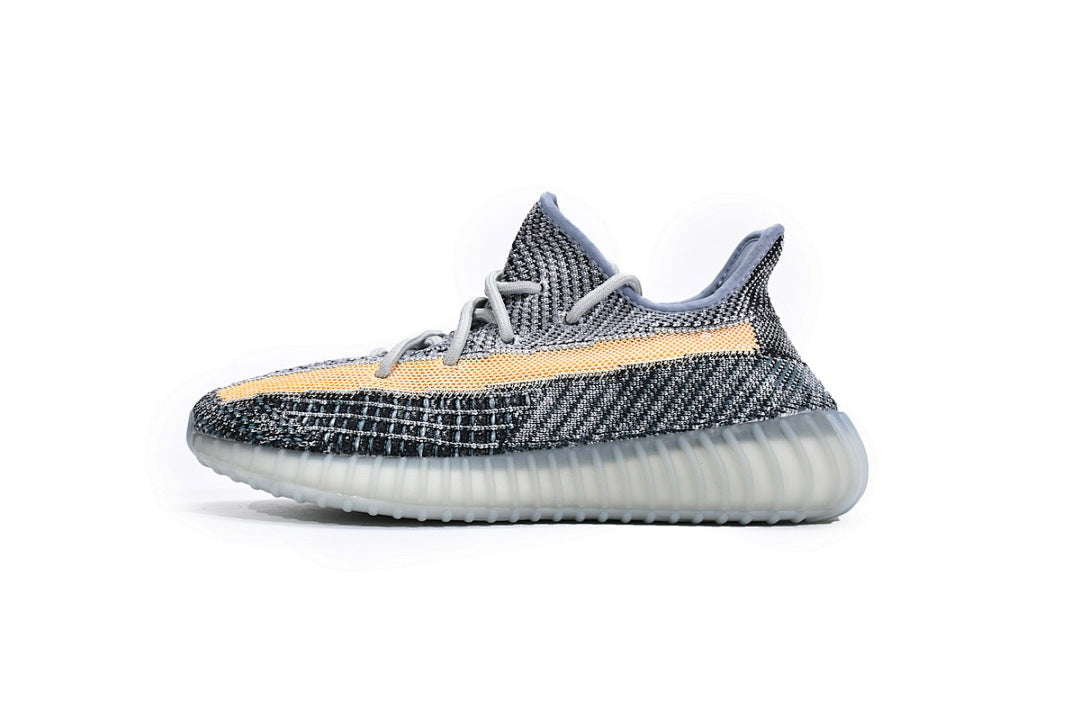 adidas Yeezy Boost 350 V2 Ash Blue GY7657 Women's Men's Blue Grey Streetwear Sneakers