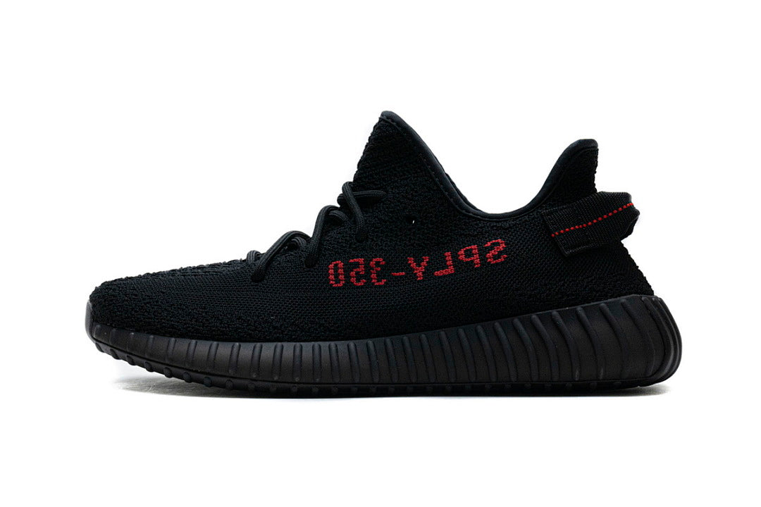 adidas Yeezy Boost 350 V2 Black Red CP9652 Women's Men's Streetwear Sneakers