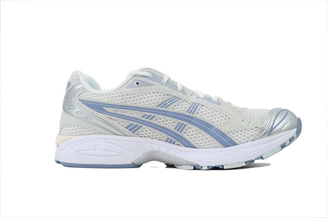 ASICS GEL-KAYANO 14 White Light Navy Women's Men's Y2K Retro Sneakers | 1203A537-115