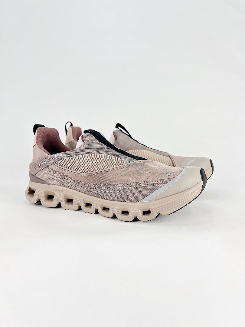 On Cloud Beige Taupe Slip On Sneakers Women Men Casual Shoes