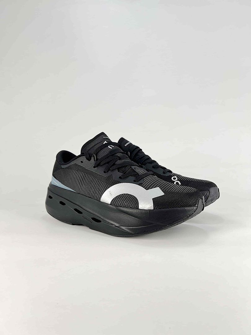 On Cloudboom Volt Black White Running Sneakers Women Men 3MF30980468