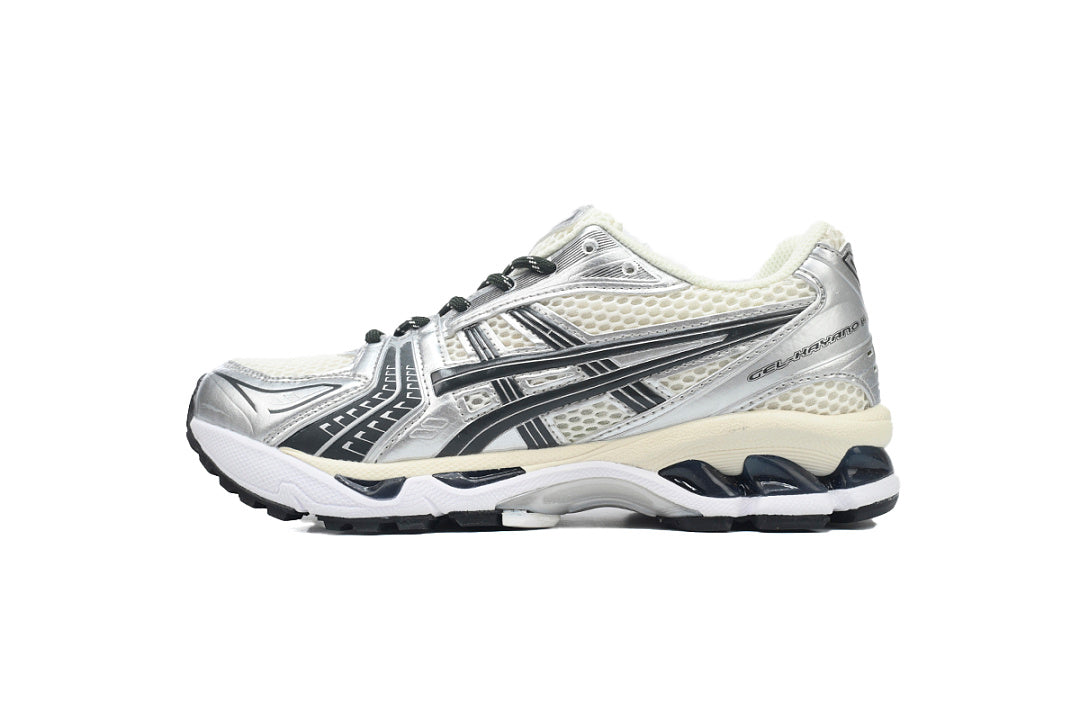Kith x ASICS GEL-KAYANO 14 Cream Scarab 1203A566-100 | Women's Men's Y2K Retro Sneakers