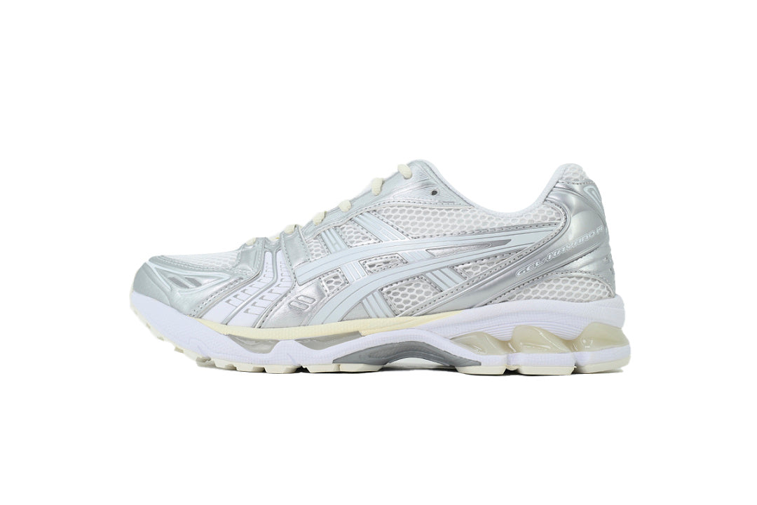 JJJJound x ASICS GEL-KAYANO 14 Silver White Women's Men's Retro Sneakers 1201A457-100