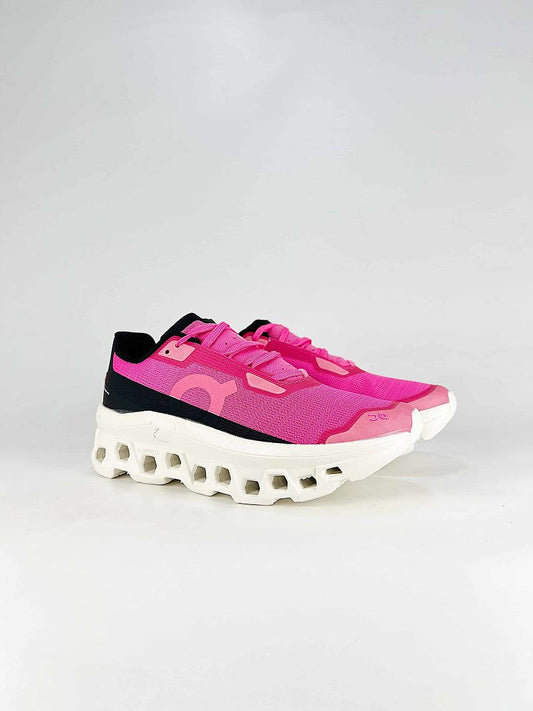 On Cloudmonster Void Hot Pink Black Lifestyle Sneakers 3WG10814561