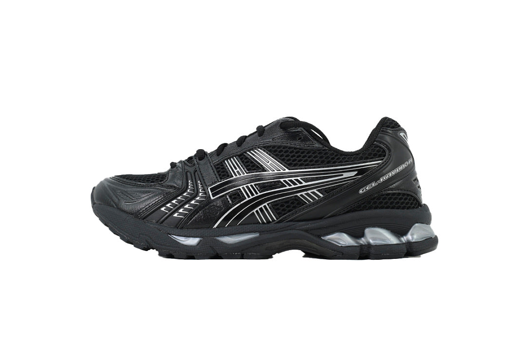 ASICS GEL-KAYANO 14 Black Pure Silver 1201A019-006 | Women's Men's Retro Sneakers