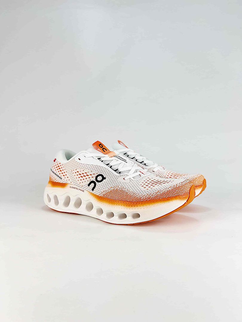 On Cloudtilt White Orange Low Top Chunky Sneakers Everyday Casual Shoes
