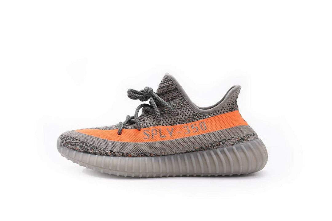 adidas Yeezy Boost 350 V2 Beluga Reflective GW1229 Women's Men's Grey Orange Sneakers