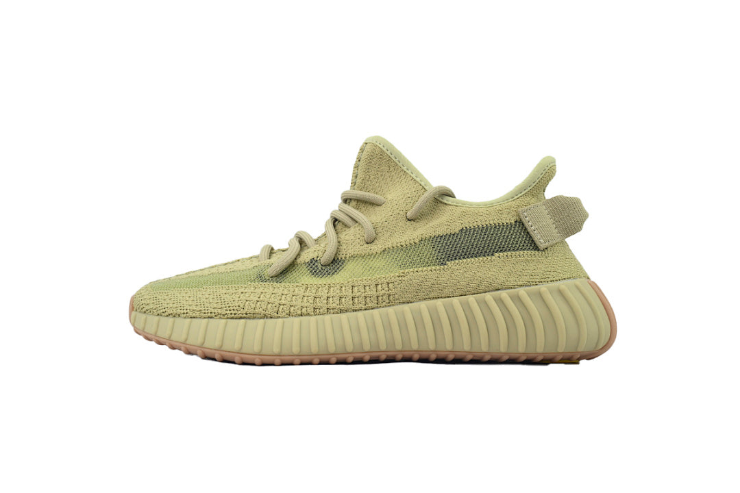 adidas Yeezy Boost 350 V2 Sulfur FY5346 Women Men Olive Green Sneakers