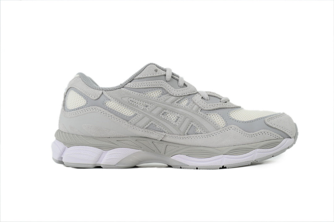 ASICS GEL-NYC Cream Cloud Grey Women's Men's Retro Streetwear Sneakers | 1203A663-101