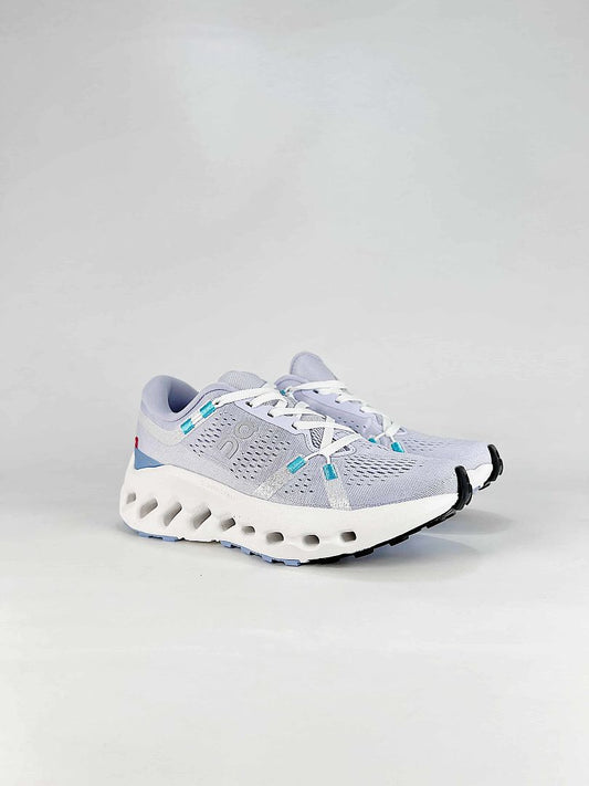 On Cloudtilt Light Grey Teal White Lifestyle Sneakers