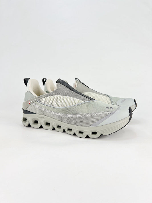 On Cloud Light Grey Cream Slip On Sneakers Women Men Casual Shoes