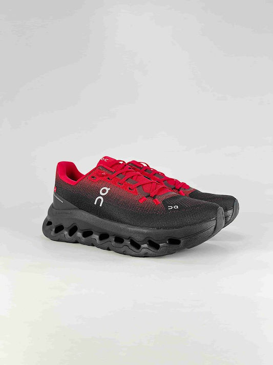 On Cloudtilt Black Red Lifestyle Sneakers