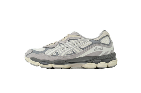 ASICS GEL-NYC Cream Oyster Grey Women's Men's Retro Streetwear Sneakers | 1201A789-103