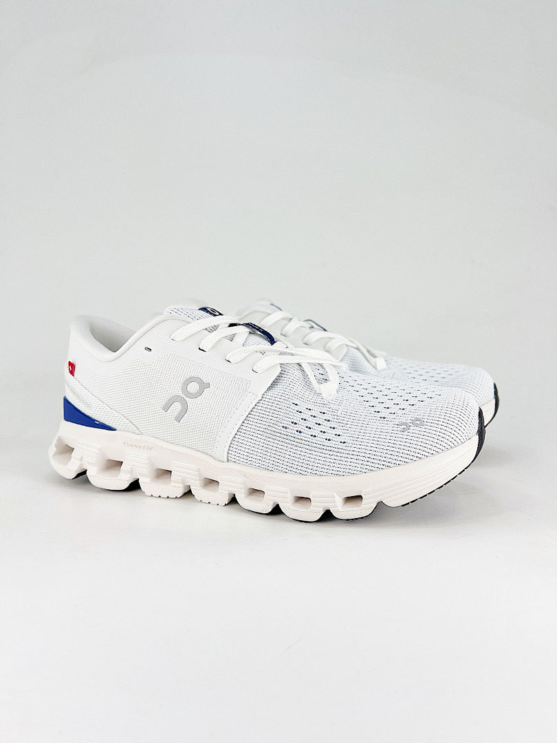 On Cloud X 4 White & Blue Sneakers | Women's & Men's Style | 3WE30073559