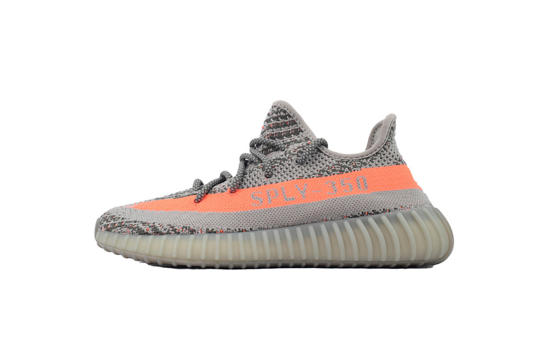 Adidas Yeezy Boost 350 V2 Beluga BB1826 Grey Orange Low Top Sneakers