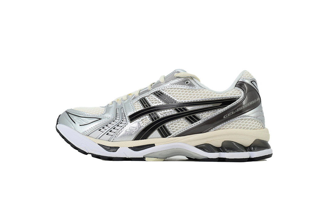 ASICS GEL-KAYANO 14 Silver Cream Women's Men's Y2K Retro Sneakers | 1201A019-108