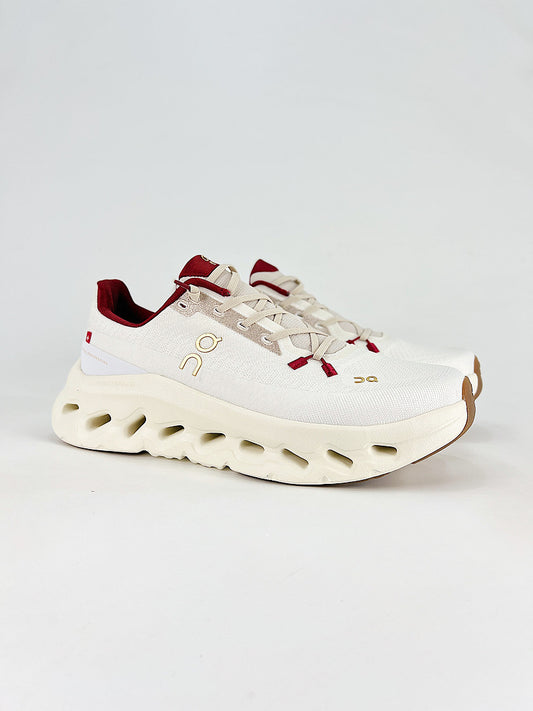 On Cloudtilt Moon White Burgundy Lifestyle Sneakers 3MF10742143
