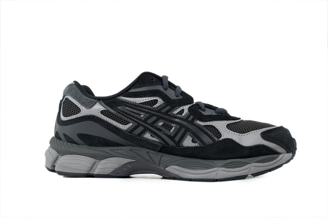 ASICS GEL-NYC Graphite Grey Black Women's Men's Retro Streetwear Sneakers | 1201A789-020