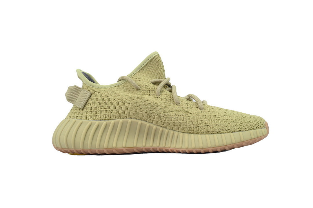 adidas Yeezy Boost 350 V2 Sulfur FY5346 Women Men Olive Green Sneakers