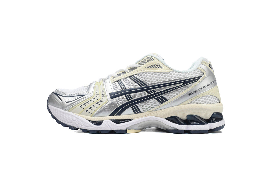 ASICS GEL-KAYANO 14 White Midnight 1202A056-109 | Women's Men's Retro Sneakers