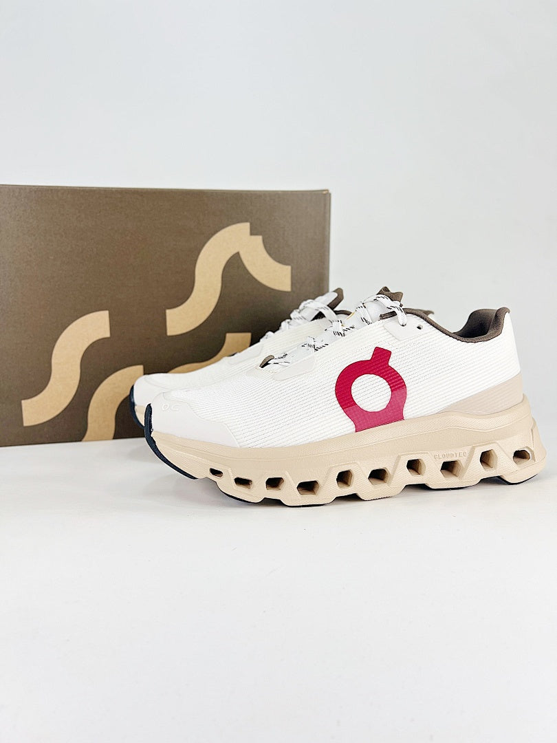 On Cloudmonster Void Year of the Horse White Red Lifestyle Sneakers