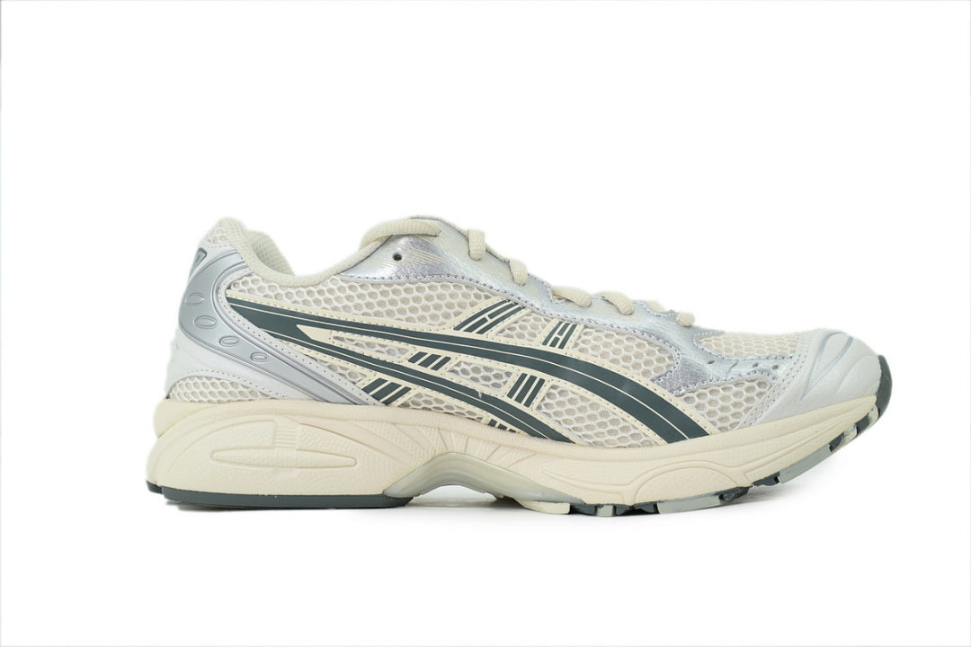 ASICS GEL-KAYANO 14 Birch Dark Pewter Women's Men's Y2K Retro Sneakers | 1201A019-200