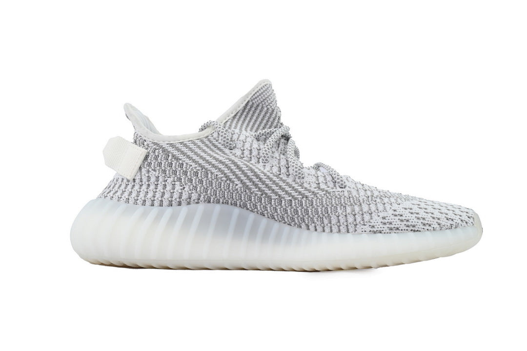 Adidas Yeezy Boost 350 V2 Static White Grey Low Top Sneakers EF2905