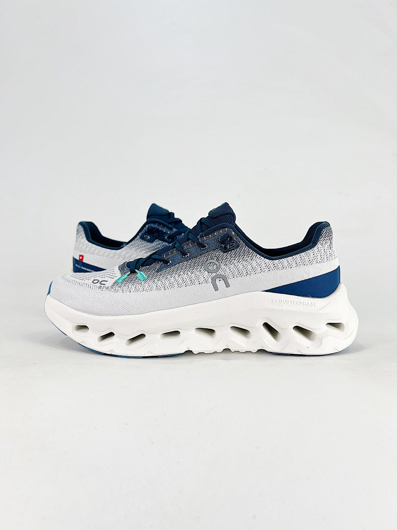 On Cloudtilt Moon Light Grey Navy Sneakers Low Top Lifestyle Shoes 3MF31124526