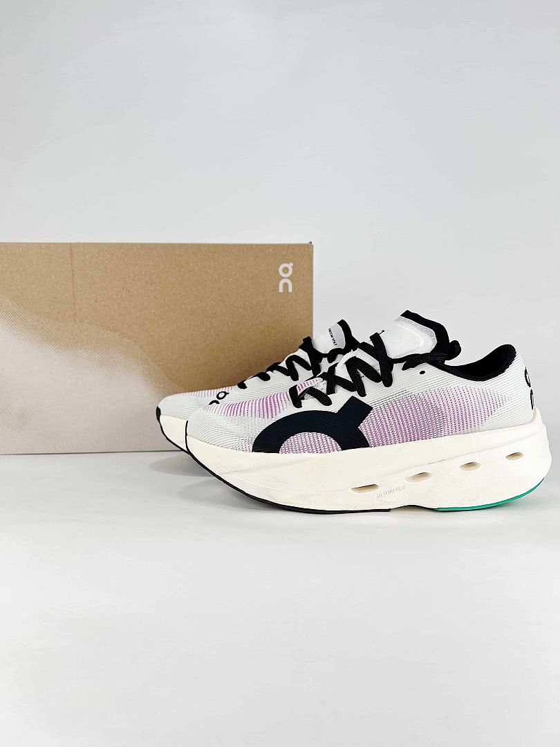 On Cloudboom Volt White Lilac Black Low Top Sneakers Women Men 3MG10974916