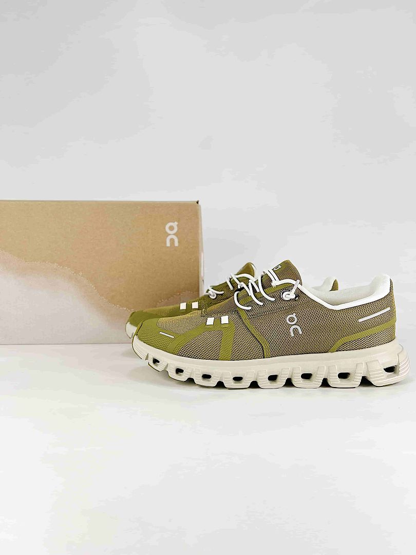 On Cloud 6 Push Olive Green Sneakers | Women's & Men's Style | 3WF10063014