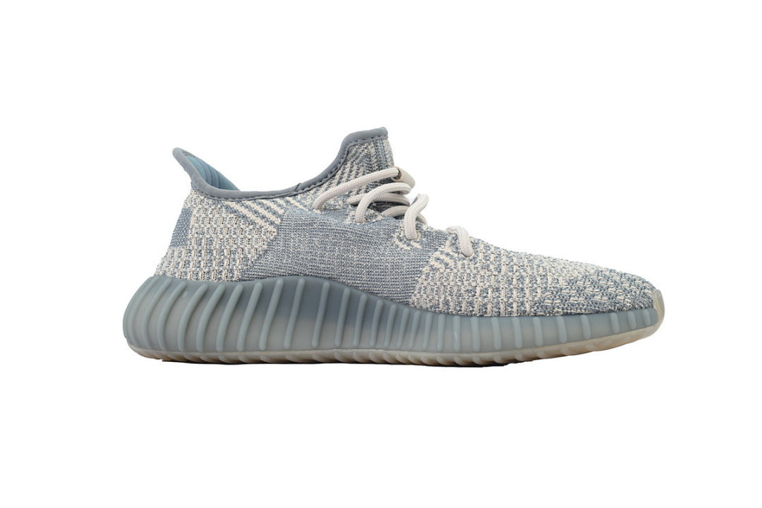 adidas Yeezy Boost 350 V2 Israfil FZ5421 Women Men Grey Blue Sneakers