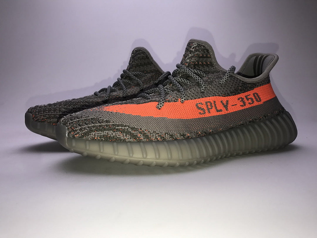adidas Yeezy Boost 350 V2 Beluga BB1826 – Women's Men's Grey Orange Streetwear Sneakers