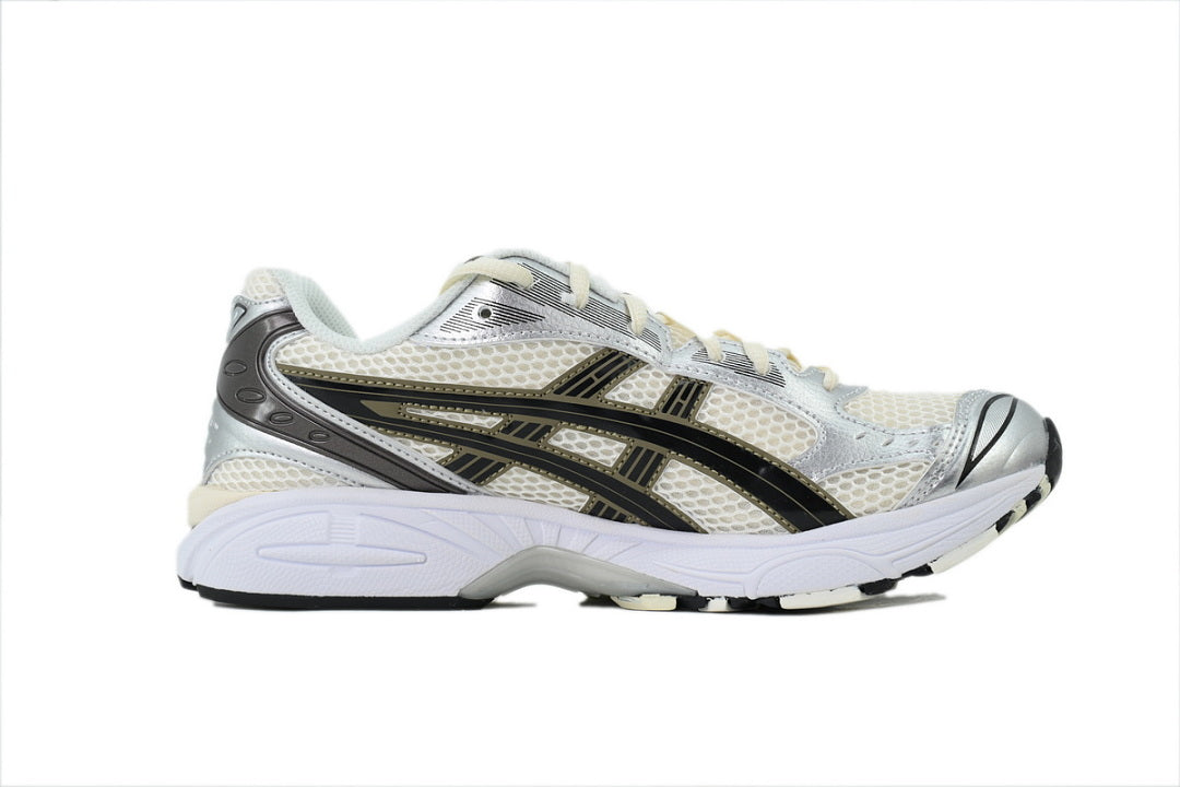 ASICS GEL-KAYANO 14 Silver Cream Women's Men's Y2K Retro Sneakers | 1201A019-108