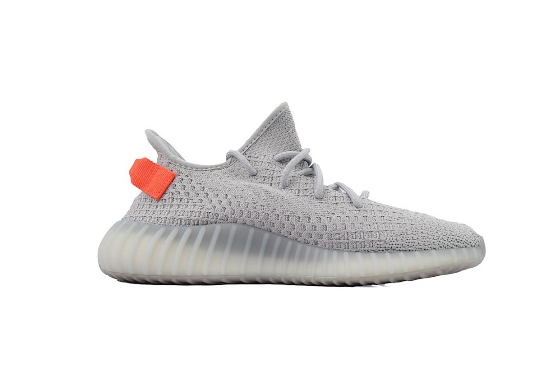 adidas Yeezy Boost 350 V2 Tail Light FX9017 Women Men Grey Orange Sneakers