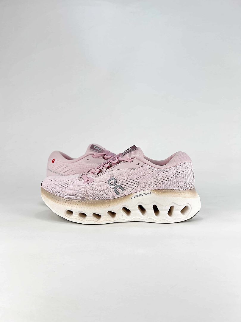 On Blush Pink Cream Low Top Lifestyle Sneakers