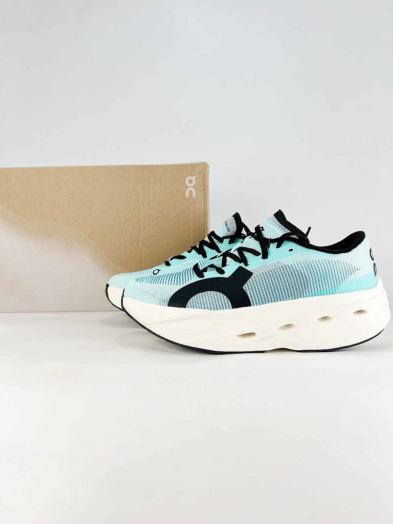 On Cloudboom Volt Mint Green Black Running Sneakers Women Men 3MF30745531