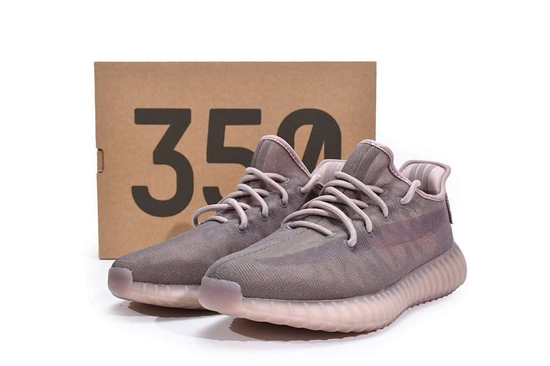 adidas Yeezy Boost 350 V2 Mono Mist GW2871 Women's Men's Grey Purple Streetwear Sneakers
