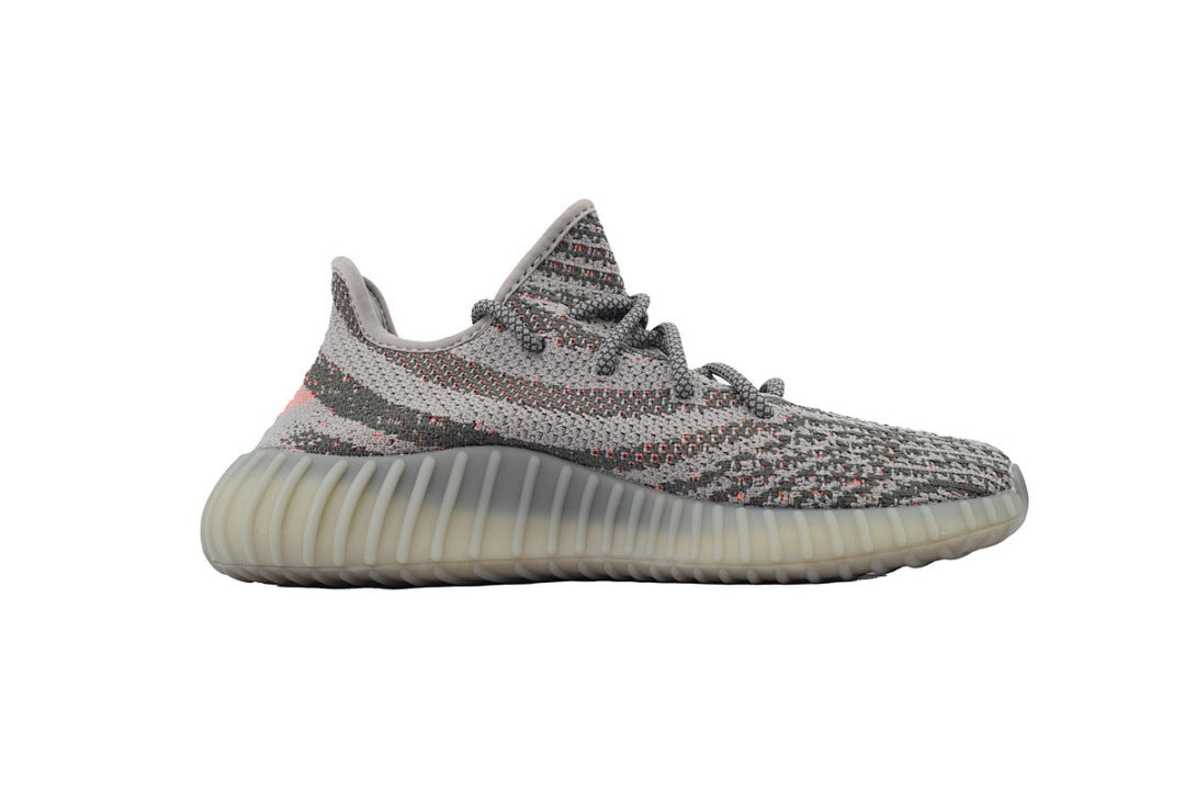 Adidas Yeezy Boost 350 V2 Beluga BB1826 Grey Orange Low Top Sneakers