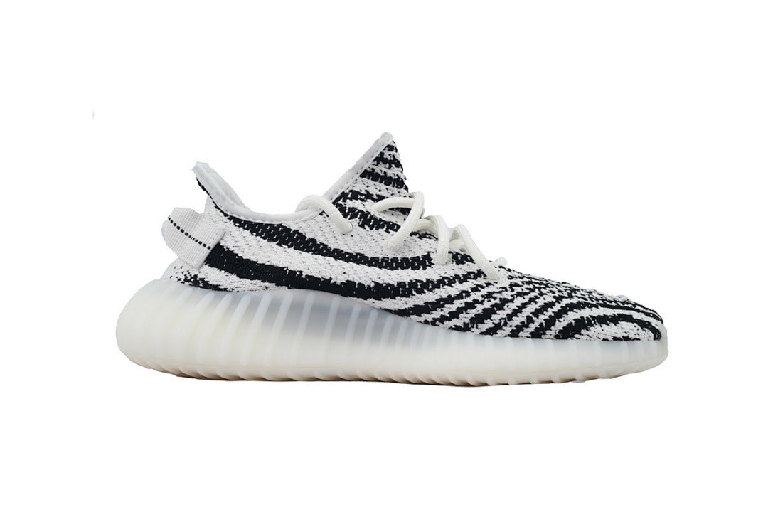 Adidas Yeezy Boost 350 V2 Zebra Black White Low Top Sneakers CP9654