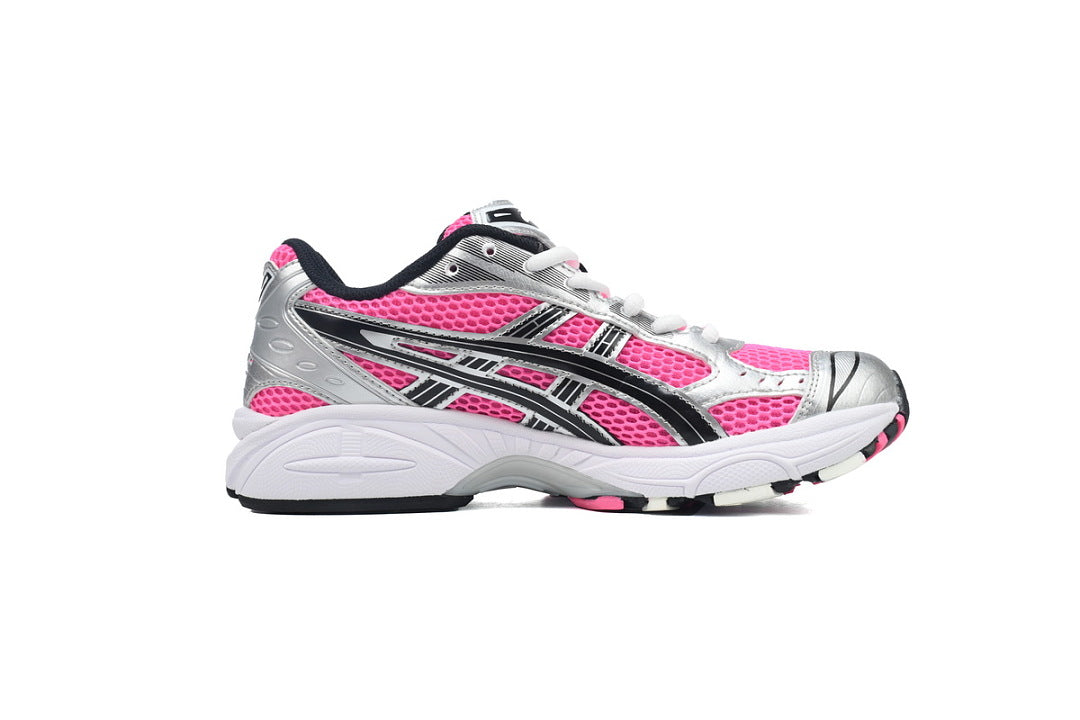ASICS GEL-KAYANO 14 'Pink Glow' Silver & Black Women's Men's Y2K Retro Sneakers 1201A019-700