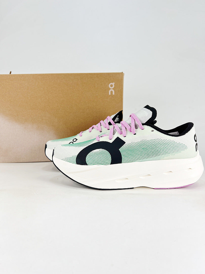 On Cloudboom Volt White Green Pink Running Sneakers Women Men 3MG11124915