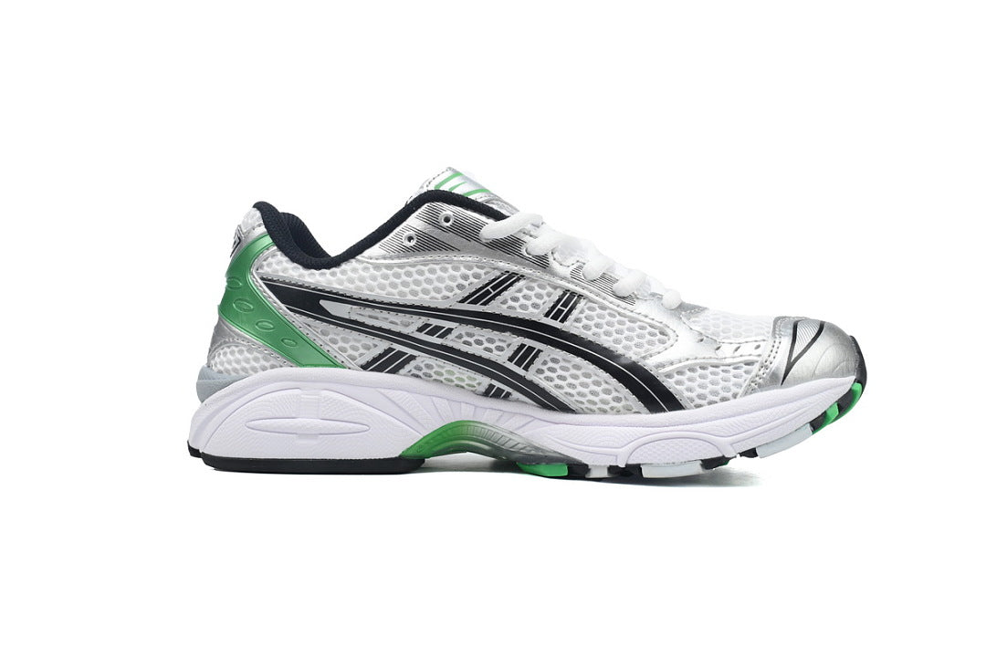 ASICS GEL-KAYANO 14 White Malachite Green 1201A019-110 | Women's Men's Y2K Retro Sneakers