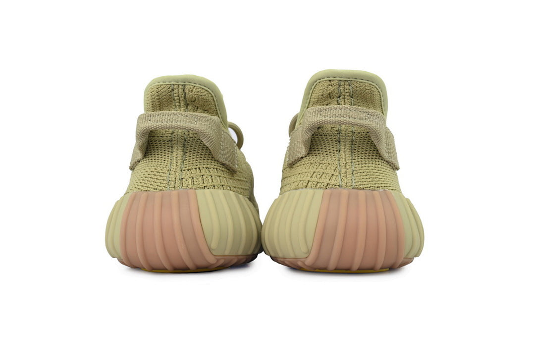 adidas Yeezy Boost 350 V2 Sulfur FY5346 Women Men Olive Green Sneakers
