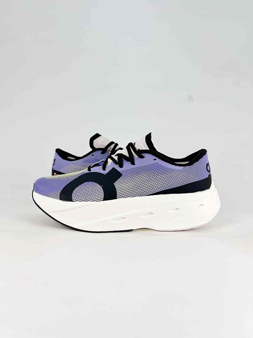 On Cloudboom Volt Lavender Black Running Sneakers Women Men 3MF30744834